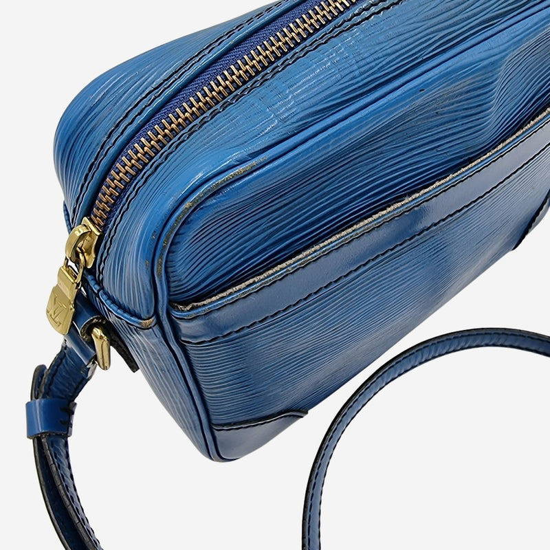BLÅ EPI LÆDER TROCADÉRO 23 taske fra brand: LOUIS VUITTON - We Do Vintage