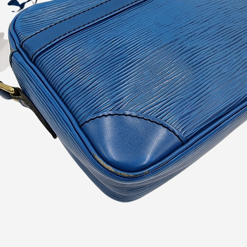 BLÅ EPI LÆDER TROCADÉRO 23 taske fra brand: LOUIS VUITTON - We Do Vintage