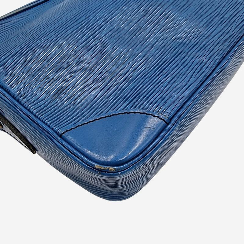 BLÅ EPI LÆDER TROCADÉRO 23 taske fra brand: LOUIS VUITTON - We Do Vintage