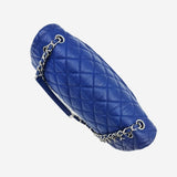 BLÅ JUMBO CAVIAR EASY FLAP BAG taske fra brand: CHANEL - We Do Vintage