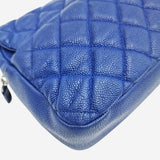 BLÅ JUMBO CAVIAR EASY FLAP BAG taske fra brand: CHANEL - We Do Vintage