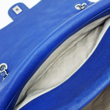 BLÅ JUMBO CAVIAR EASY FLAP BAG taske fra brand: CHANEL - We Do Vintage