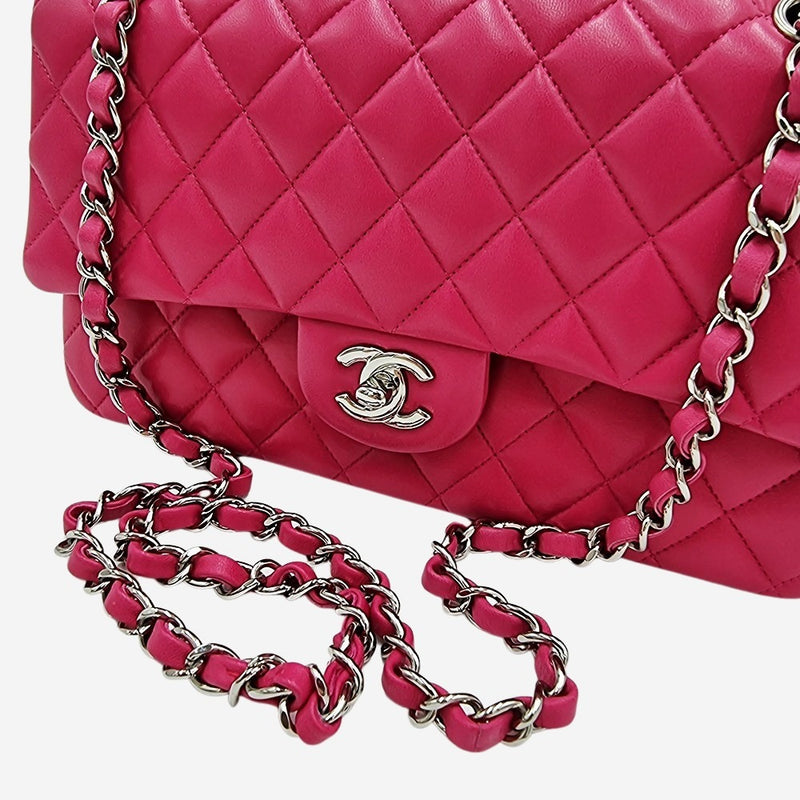 PINK CLASSIC DOUBLE FLAP MEDIUM taske fra brand: CHANEL - We Do Vintage