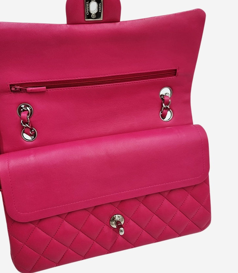 PINK CLASSIC DOUBLE FLAP MEDIUM taske fra brand: CHANEL - We Do Vintage