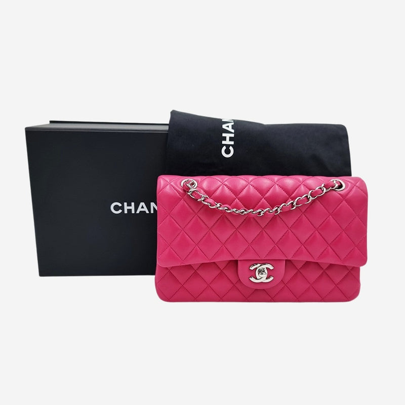 PINK CLASSIC DOUBLE FLAP MEDIUM taske fra brand: CHANEL - We Do Vintage