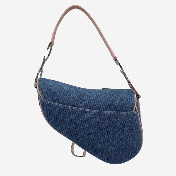 DENIM SADDLE BAG taske fra brand: DIOR - We Do Vintage