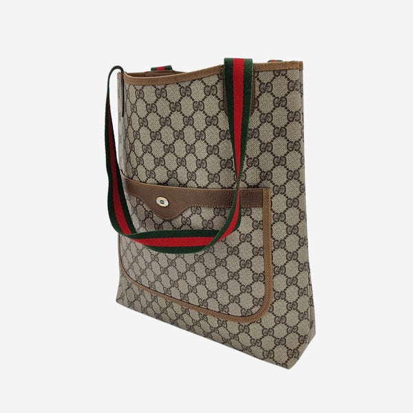 DIAMANTE CANVAS TOTE taske fra brand: GUCCI - We Do Vintage