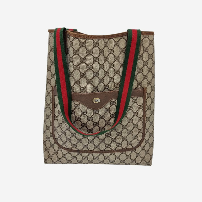 DIAMANTE CANVAS TOTE taske fra brand: GUCCI - We Do Vintage