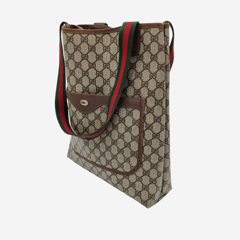 DIAMANTE CANVAS TOTE taske fra brand: GUCCI - We Do Vintage