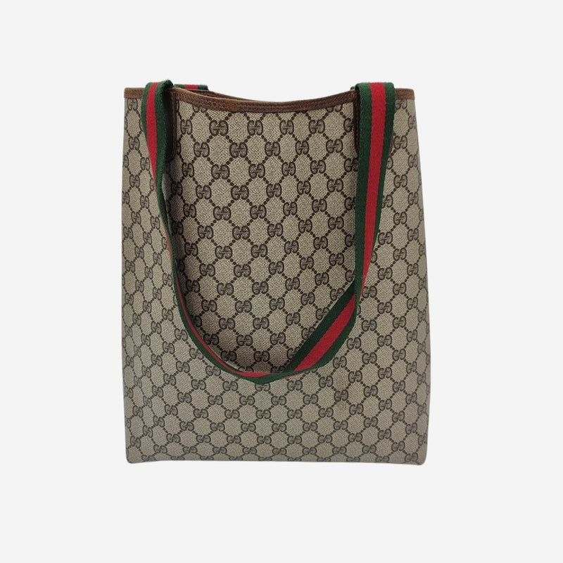 DIAMANTE CANVAS TOTE taske fra brand: GUCCI - We Do Vintage