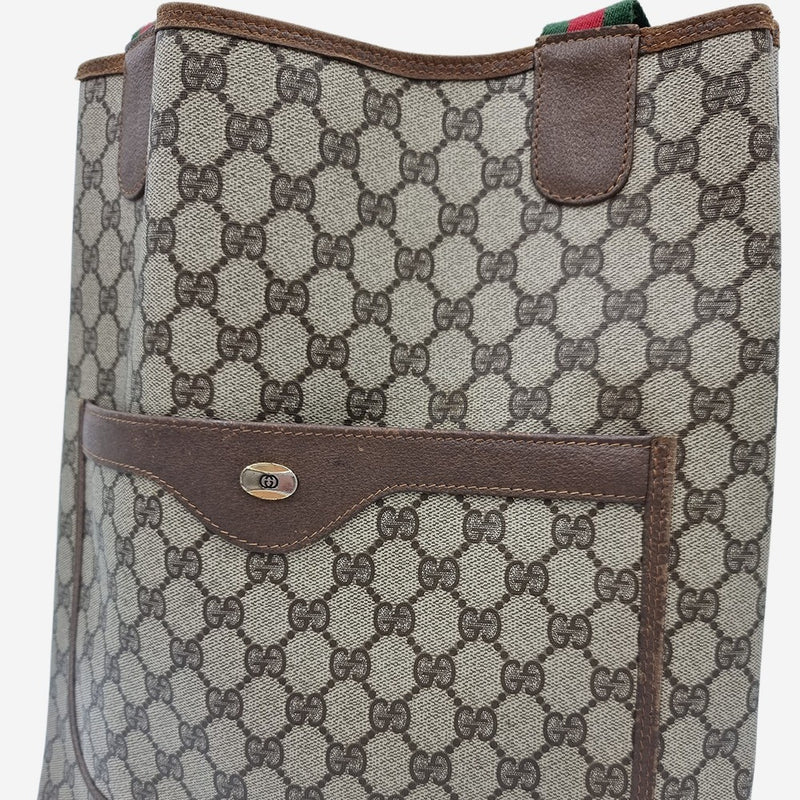 DIAMANTE CANVAS TOTE taske fra brand: GUCCI - We Do Vintage
