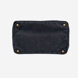 SORT DENIM CANAPA TOTE MEDIUM taske fra brand: PRADA - We Do Vintage