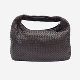 MEDIUM MØRKEBRUN CLASSIC VENETA HOBO taske fra brand: BOTTEGA VENETA - We Do Vintage