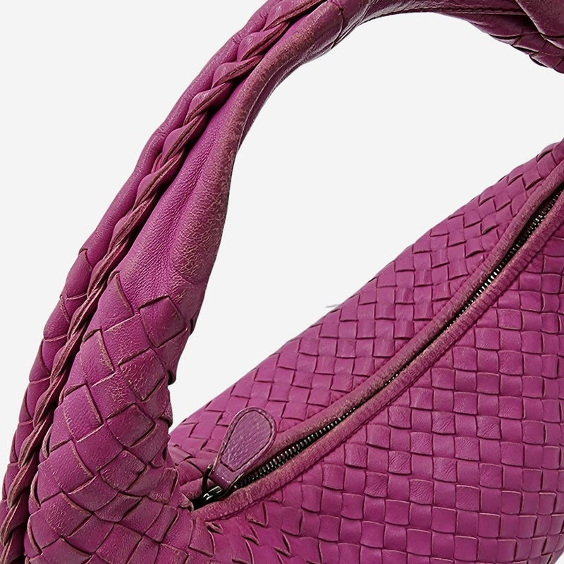 MEDIUM LILLA CLASSIC VENETA HOBO taske fra brand: BOTTEGA VENETA - We Do Vintage