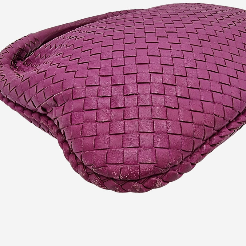 MEDIUM LILLA CLASSIC VENETA HOBO taske fra brand: BOTTEGA VENETA - We Do Vintage