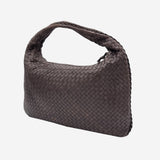 LARGE MØRKEBRUN CLASSIC VENETA HOBO taske fra brand: BOTTEGA VENETA - We Do Vintage