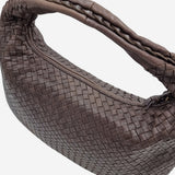 LARGE MØRKEBRUN CLASSIC VENETA HOBO taske fra brand: BOTTEGA VENETA - We Do Vintage