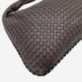 LARGE MØRKEBRUN CLASSIC VENETA HOBO taske fra brand: BOTTEGA VENETA - We Do Vintage
