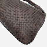 LARGE MØRKEBRUN CLASSIC VENETA HOBO taske fra brand: BOTTEGA VENETA - We Do Vintage