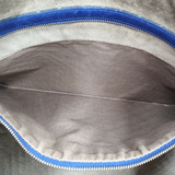 LARGE BLÅ CLASSIC VENETA HOBO taske fra brand: BOTTEGA VENETA - We Do Vintage