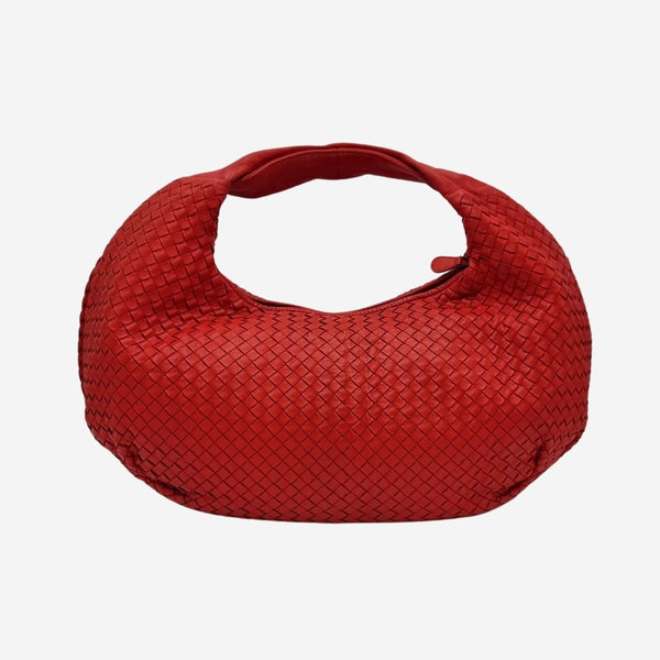 EKSTRA LARGE RØD BELLY HOBO taske fra brand: BOTTEGA VENETA - We Do Vintage
