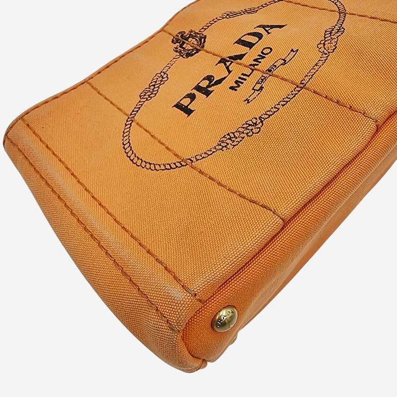 ORANGE CANAPA TOTE SMALL taske fra brand: PRADA - We Do Vintage