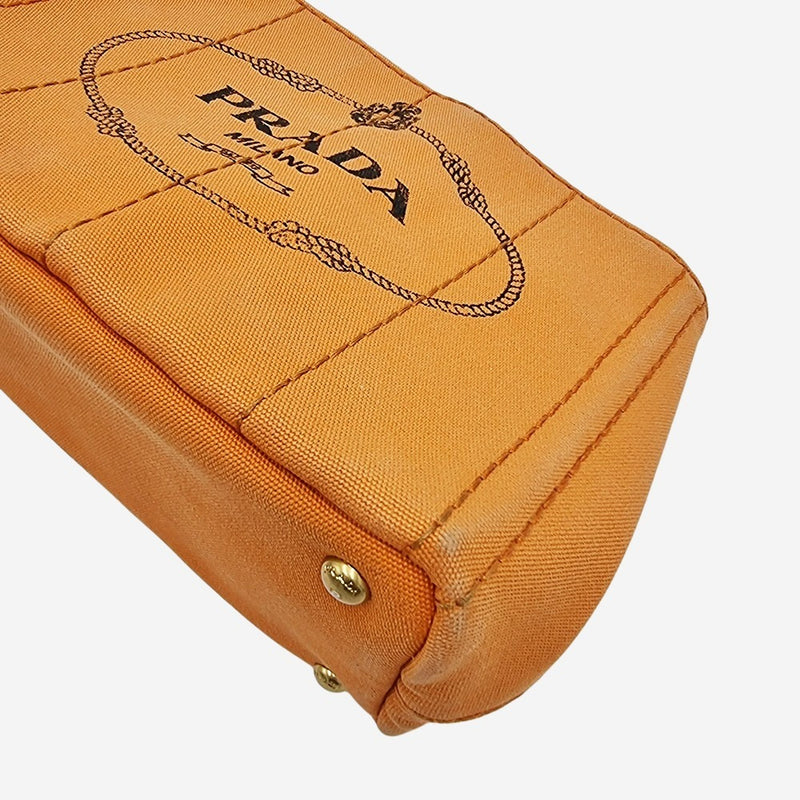 ORANGE CANAPA TOTE SMALL taske fra brand: PRADA - We Do Vintage