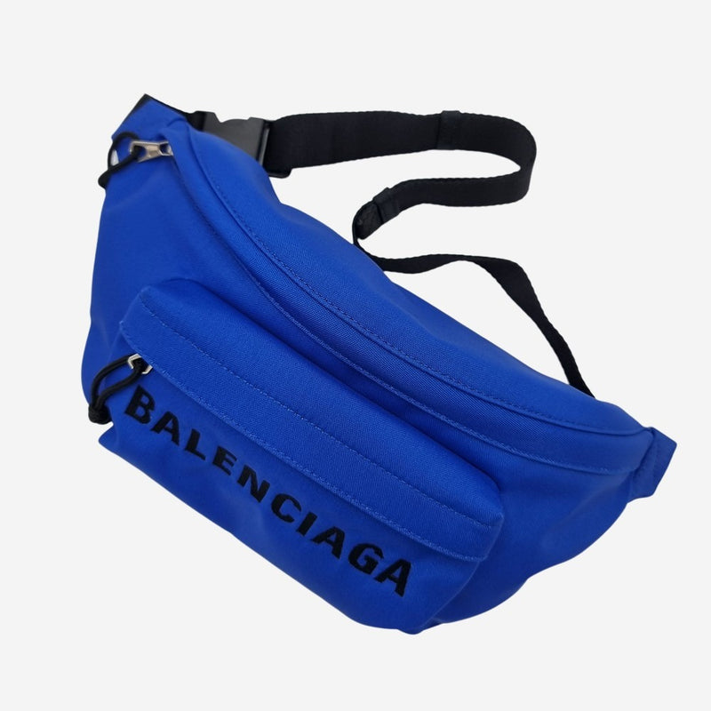 WHEEL BELTBAG BLÅ taske fra brand: BALENCIAGA - We Do Vintage