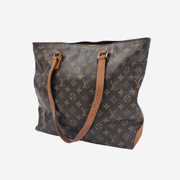 MONOGRAM CANVAS CABAS MEZZO taske fra brand: LOUIS VUITTON - We Do Vintage