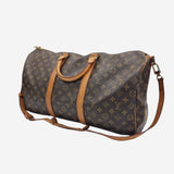 MONOGRAM CANVAS KEEPALL BANDOULIERE 50 taske fra brand: LOUIS VUITTON - We Do Vintage