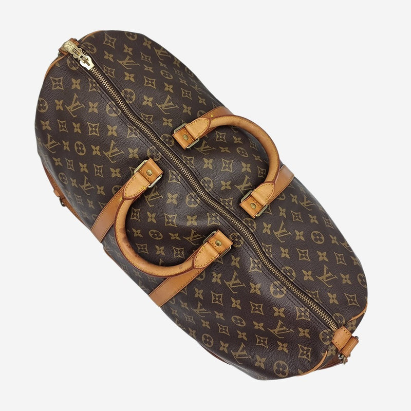 MONOGRAM CANVAS KEEPALL BANDOULIERE 50 taske fra brand: LOUIS VUITTON - We Do Vintage