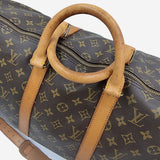 MONOGRAM CANVAS KEEPALL BANDOULIERE 50 taske fra brand: LOUIS VUITTON - We Do Vintage