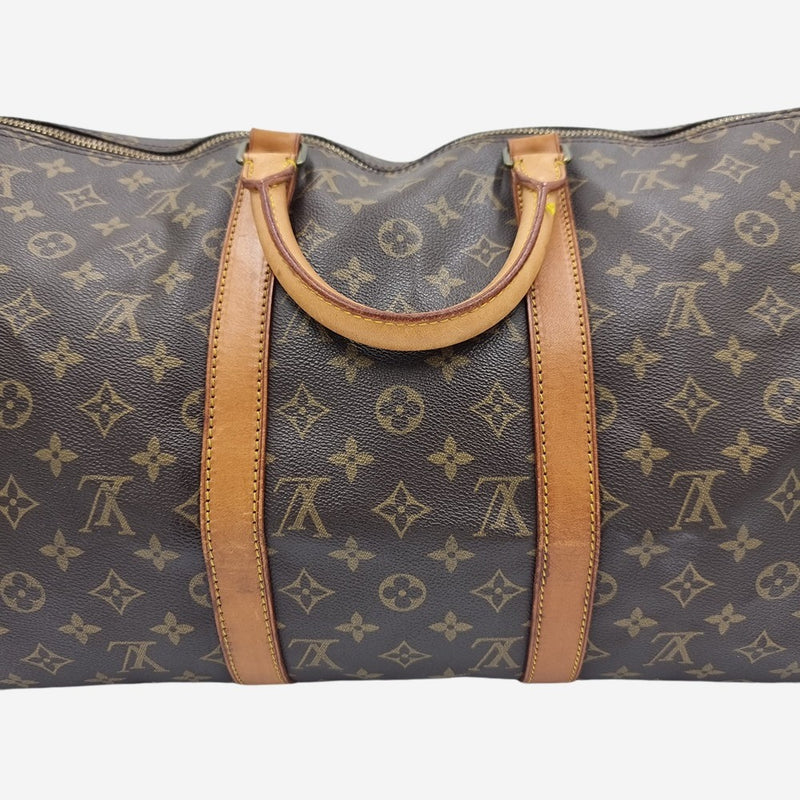 MONOGRAM CANVAS KEEPALL BANDOULIERE 50 taske fra brand: LOUIS VUITTON - We Do Vintage