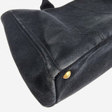 SORT CANAPA TOTE LARGE taske fra brand: PRADA - We Do Vintage