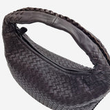 MEDIUM MØRKEBRUN CLASSIC VENETA HOBO taske fra brand: BOTTEGA VENETA - We Do Vintage