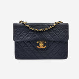 VINTAGE MAXI SINGLE CLASSIC FLAP BAG taske fra brand: CHANEL - We Do Vintage