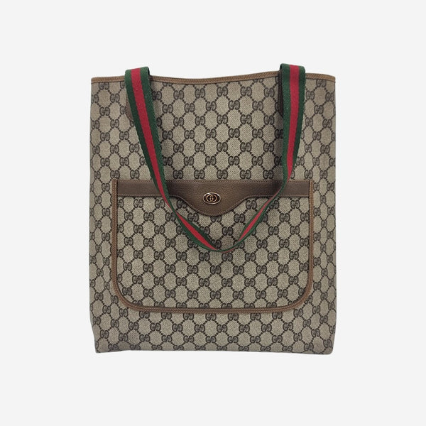 DIAMANTE CANVAS TOTE taske fra brand: GUCCI - We Do Vintage