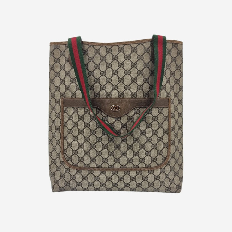 DIAMANTE CANVAS TOTE taske fra brand: GUCCI - We Do Vintage