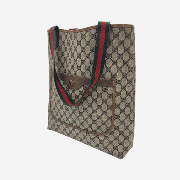 DIAMANTE CANVAS TOTE taske fra brand: GUCCI - We Do Vintage