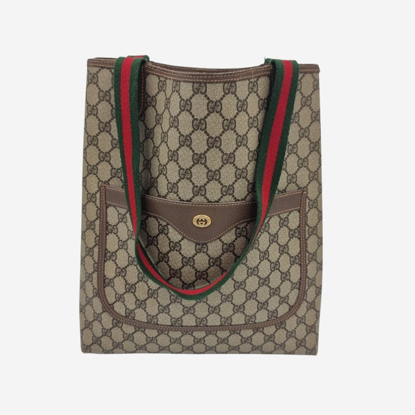 DIAMANTE CANVAS TOTE taske fra brand: GUCCI - We Do Vintage