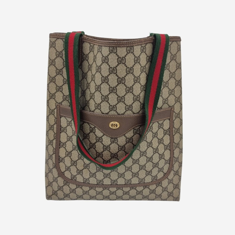 DIAMANTE CANVAS TOTE taske fra brand: GUCCI - We Do Vintage