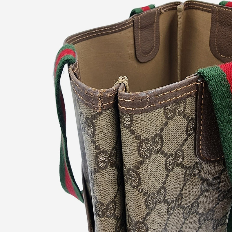 DIAMANTE CANVAS TOTE taske fra brand: GUCCI - We Do Vintage