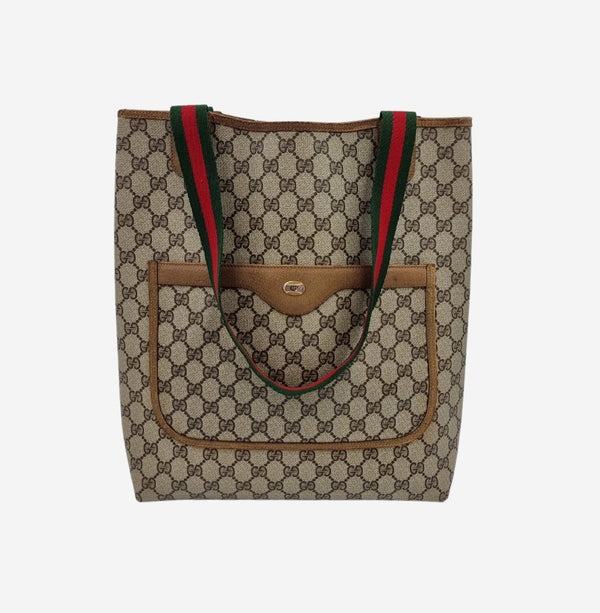 DIAMANTE CANVAS TOTE taske fra brand: GUCCI - We Do Vintage