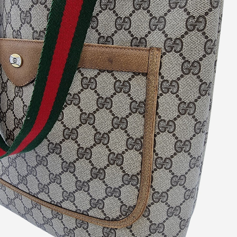 DIAMANTE CANVAS TOTE taske fra brand: GUCCI - We Do Vintage