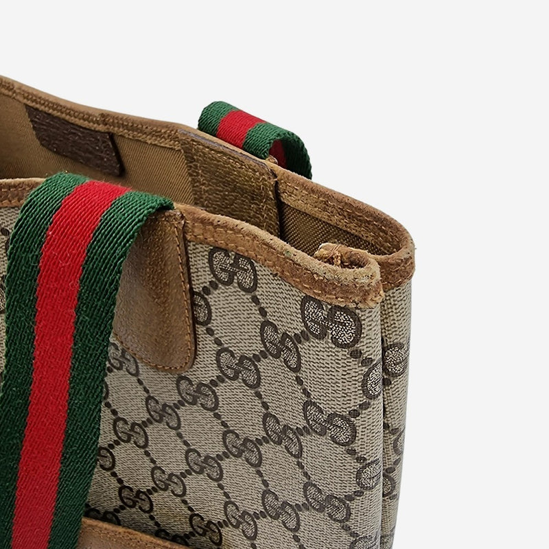 DIAMANTE CANVAS TOTE taske fra brand: GUCCI - We Do Vintage