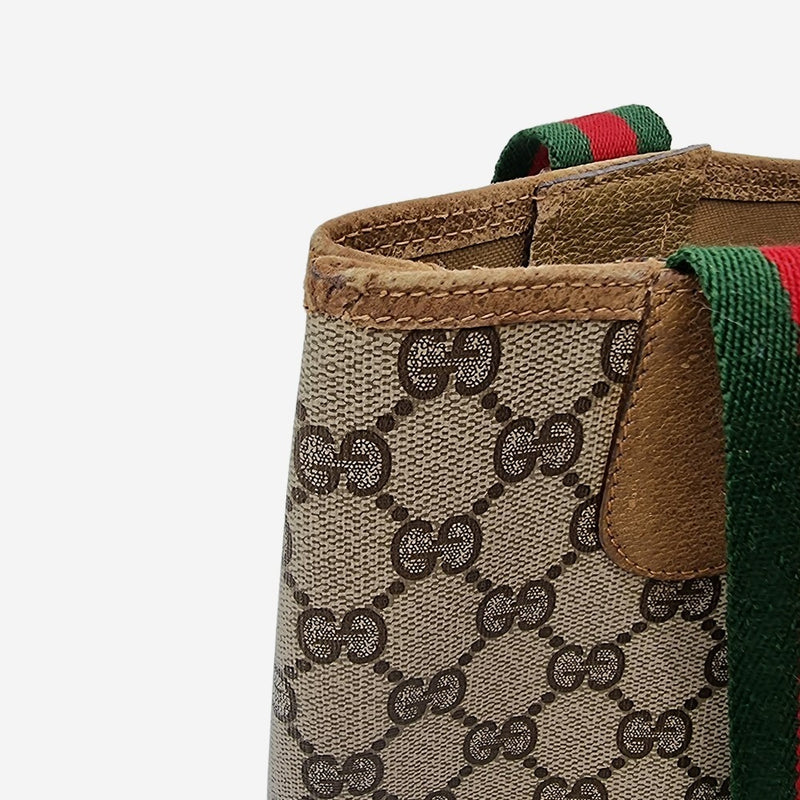 DIAMANTE CANVAS TOTE taske fra brand: GUCCI - We Do Vintage