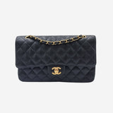 CAVIAR MEDIUM CLASSIC DOUBLE FLAP taske fra brand: CHANEL - We Do Vintage