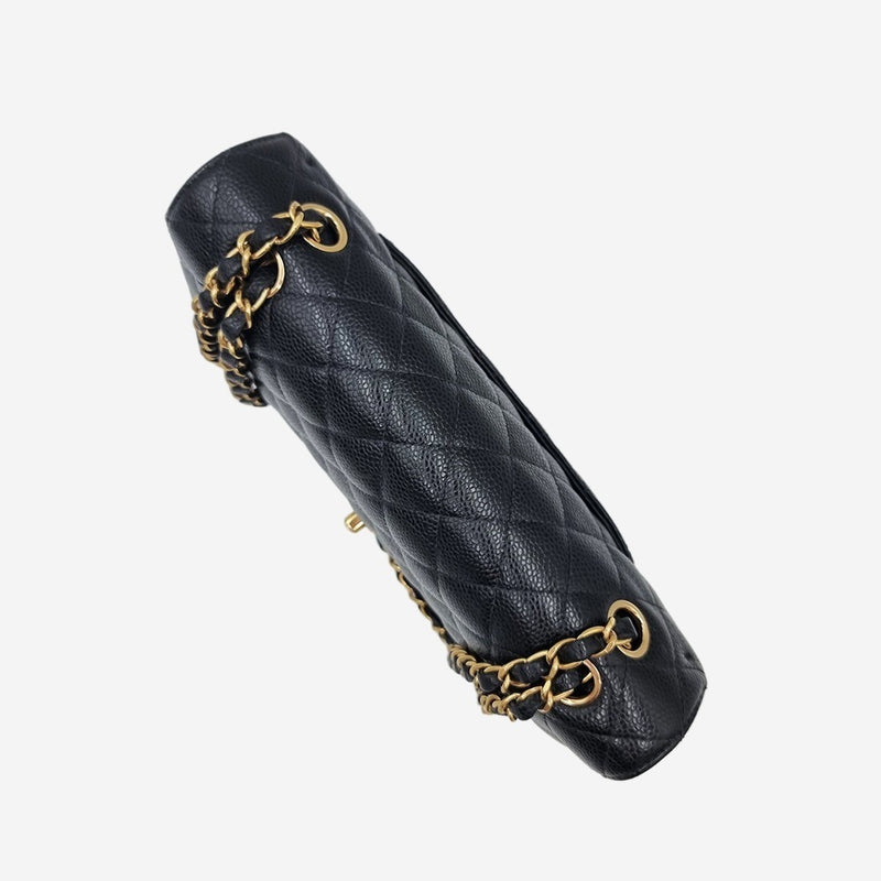CAVIAR MEDIUM CLASSIC DOUBLE FLAP taske fra brand: CHANEL - We Do Vintage