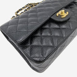 CAVIAR MEDIUM CLASSIC DOUBLE FLAP taske fra brand: CHANEL - We Do Vintage