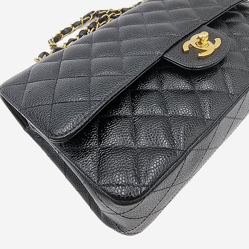 CAVIAR MEDIUM CLASSIC DOUBLE FLAP taske fra brand: CHANEL - We Do Vintage
